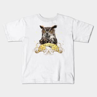 American owl Kids T-Shirt